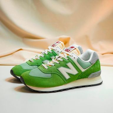 New Balance 574 Chive with sea salt