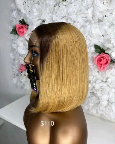 10" ombre bob wig