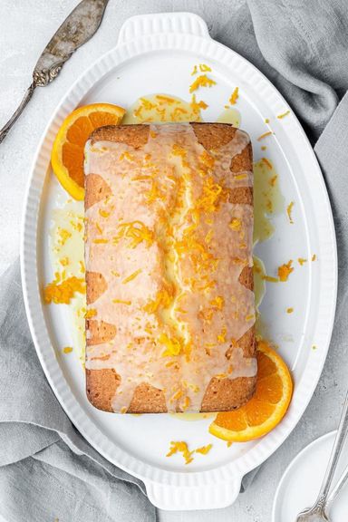 Orange loaf cake