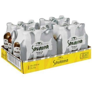 SAVANNA LIGHT 330ML NRB CASE