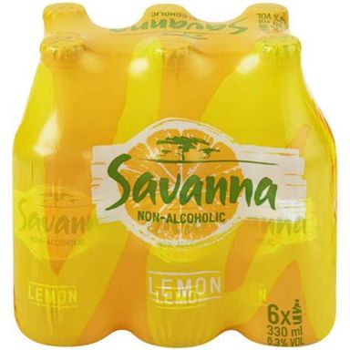 SAVANNA NON - ALCOHOLIC NRB 330ML 6PACK