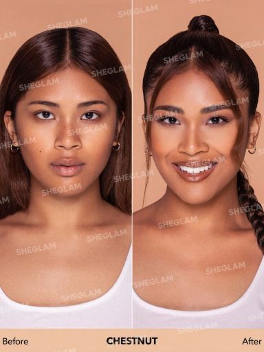 SHEGLAM Complexion Pro Long Lasting Breathable Matte Foundation Sample - Chestnut