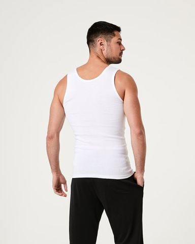 Anko | 3 Pack Singlets | White