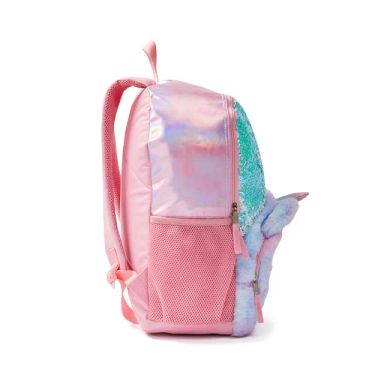 Anko | Mixed Plush Backpack | Pink