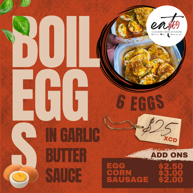 Egg Boil In Garlic Butter Sauce