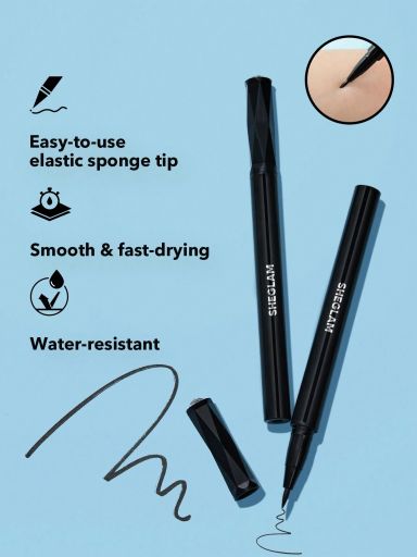 SHEGLAM On Fleek Long Lasting Liquid Eyeliner - Black