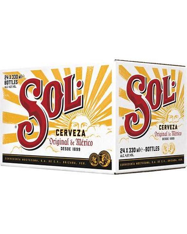 SOL CERVEZA 330ML NRB CASE 24