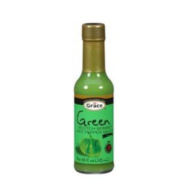 GRACE SCOTCH BONNET HOT PEPPER SAUCE (GREEN) 142ML