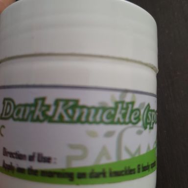 Dark knuckle cream