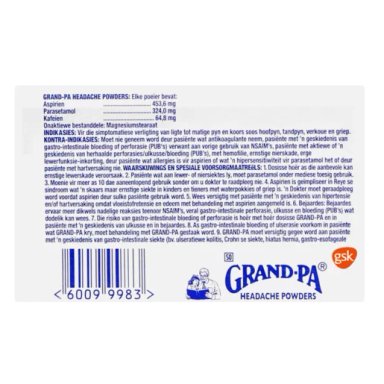 Grand-Pa Headache Powder Single Sachet