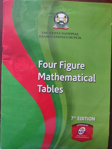 KNEC Mathematical Table 7th Edition 