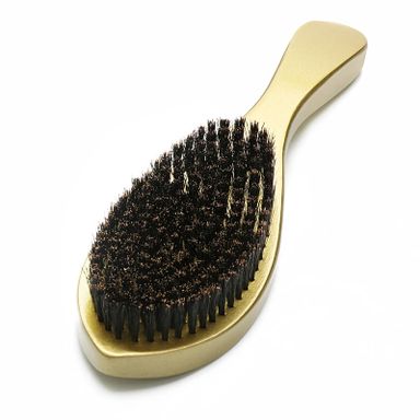 Gold medium handle wave brush