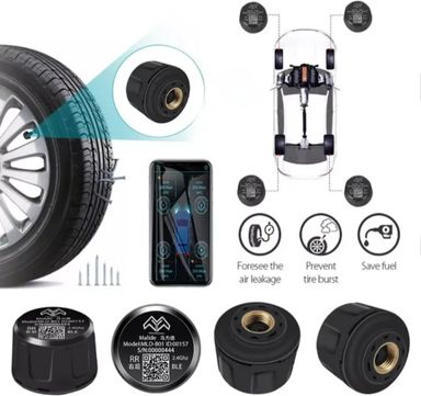External Auto Tire Pressure Monitoring System Wireless
