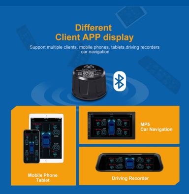External Auto Tire Pressure Monitoring System Wireless