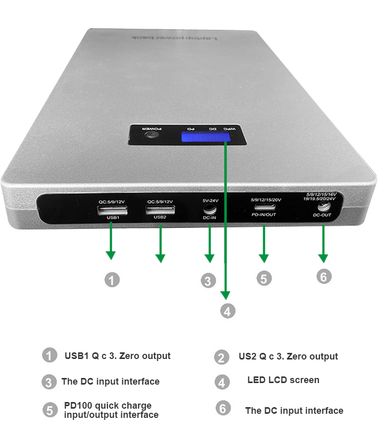 60000mah Fast Charge Laptop Power Bank