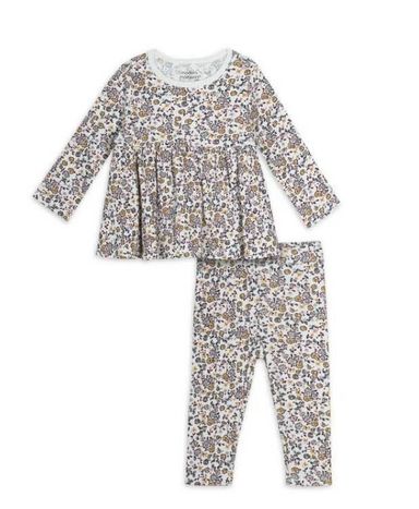 2pc Baby Girl Floral Set