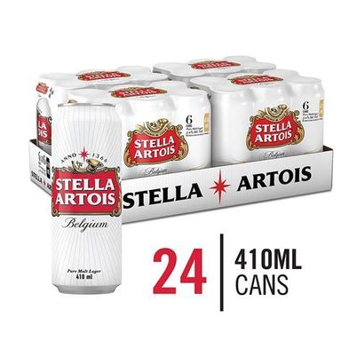 STELLA ARTOIS 410ML CASE 24