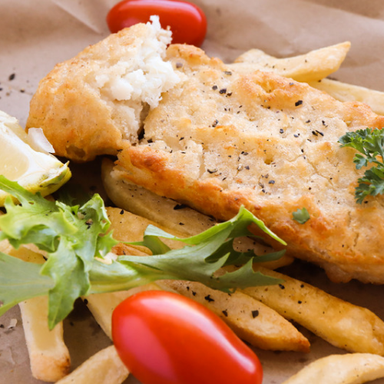 HAKE AND CHIPS