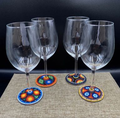 Beaded Wine Glass (6psc)