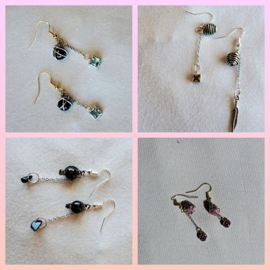 Marble Bead Earring 