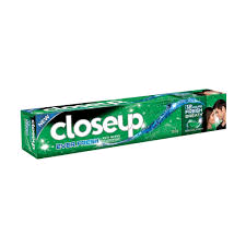 Close up toothpaste 