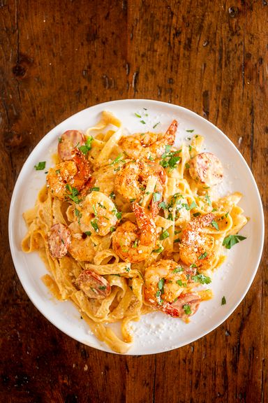 Cajun Shrimp Alfredo