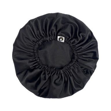 Black Liquorice Satin Bonnet