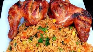 Grill Chicken & Fried rice 