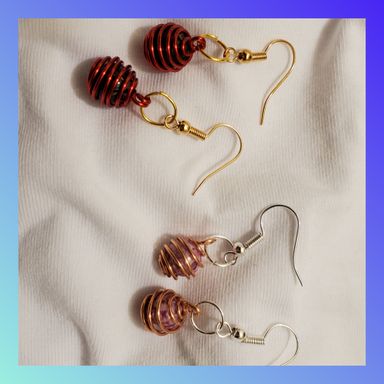 Wrap Marble Earring 