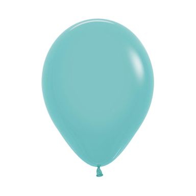 12in, Fashion Solid Aquamarine Blue Latex Balloons