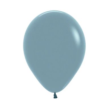 12in, Pastel Dusk Blue Latex Balloons