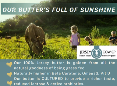 Butter, cultured Butter made in the French method with ACTIV Probiotics