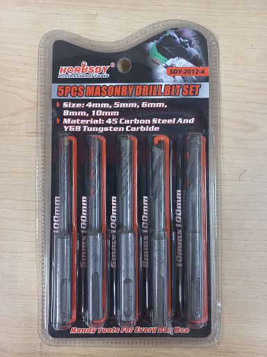 5 PCS MASORNY DRILL BIT SET