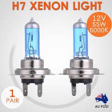 55W 12V XENON LIGHTS PAIR