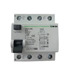 C/BREAKER EARTH LEAKAGE 63A MINI RAIL 6KA 4POLE 3PHASE RAYTRIC