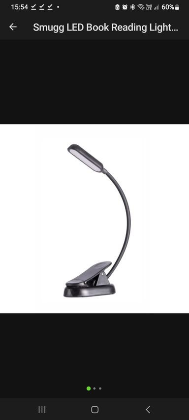 CLIP ON LED READING LAMP
