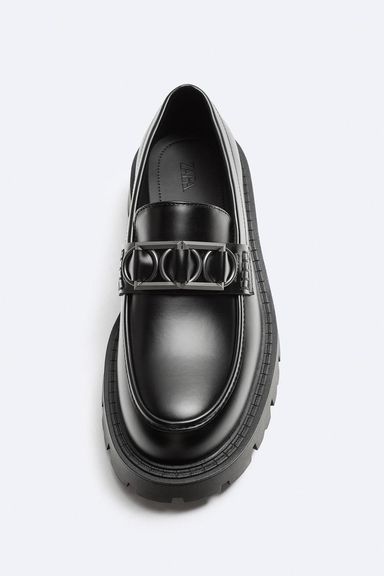 Zara chunky loafers 