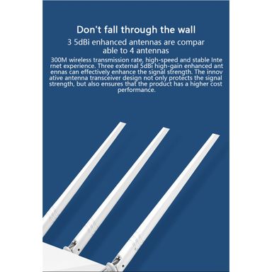 Tenda F3 router 300Mbps 3 Antenna band 4 Port English Version wireless router for Piso Wifi