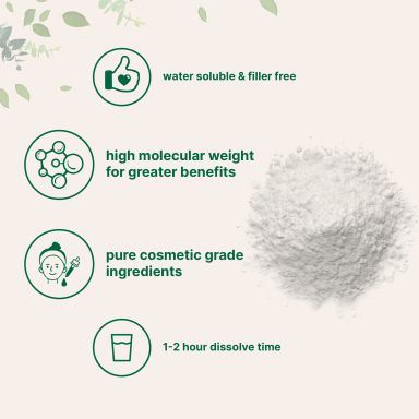 Hyaluronic Acid Powder, DIY Facial Serum, Skin Hydration Care Formula