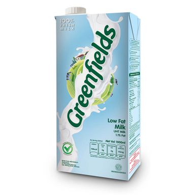 Greenfields UHT Low Fat Milk 1L