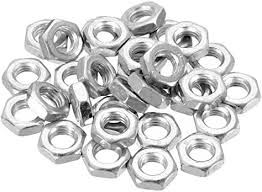 HEX NUT GALV 4MM 25PACK