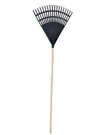 PLASTIC RAKE BLACK ROBUST