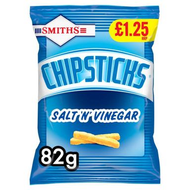 Smiths Chipsticks salt vinegar 82g pm £1.25 15 per case  Bb 11/5/24