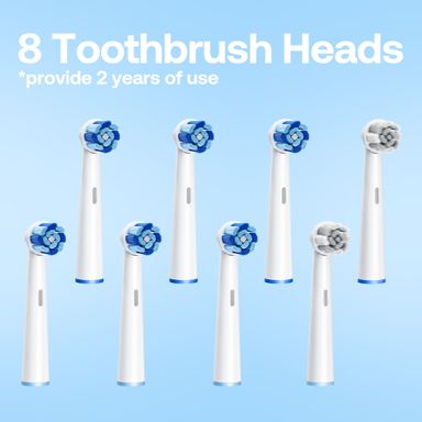 Bitvae R2 Rotating Toothbrush with 8 Brush Heads, 30-Day Battery Life