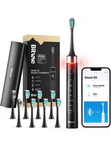 Bitvae Smart S2 Electric Toothbrush with 8 Heads for 2 Years