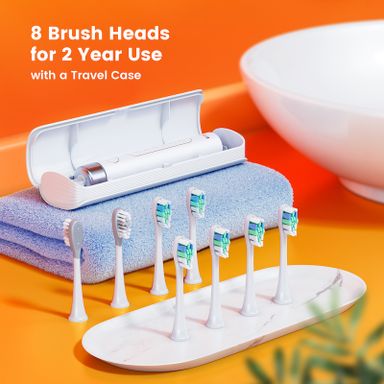 Bitvae Smart S2 Electric Toothbrush with 8 Heads for 2 Years