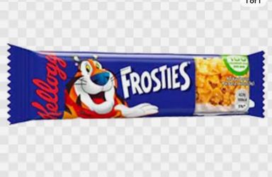 Frosties & milk cereal bar 59p price marked 25x25g  BBE 19/08/24