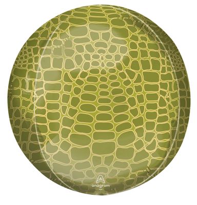 16in, 40cm, Alligator Print ORBZ Balloon