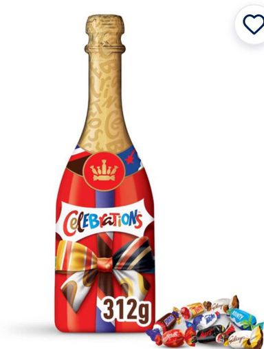 Celebrations bottle 3 x312g BBE 6/10/24 