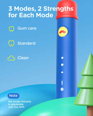 Bitvae Smart K7S Kids Electric Toothbrush, 100-Day Battery Life